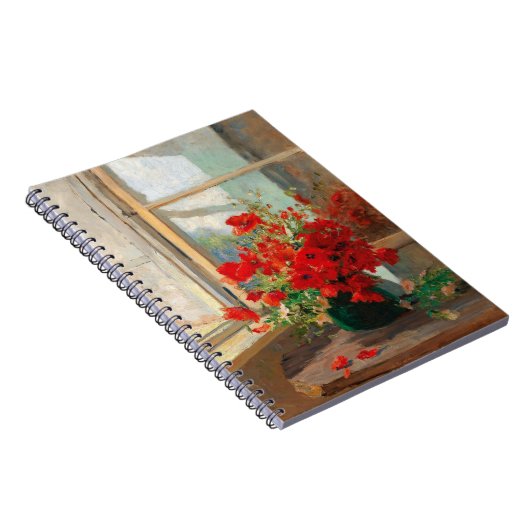 Pflücke im Fenster | Olga Wisinger-Florian Notizblock (Rechte Seite)