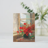 Pflücke im Fenster | Olga Wisinger-Florian Postkarte (Stehend Vorderseite)