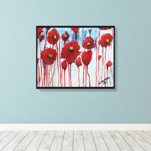 Pflücke im Winter Leinwanddruck (Insitu (Holzboden))