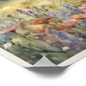 Pflücke in der Natur der Feldgebirge Poster (Ecke)