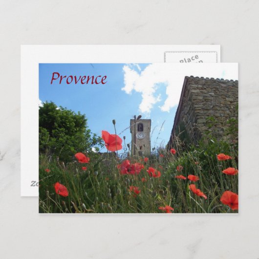 Pflücke in der Provence-Postkarte Postkarte (Vorne/Hinten)