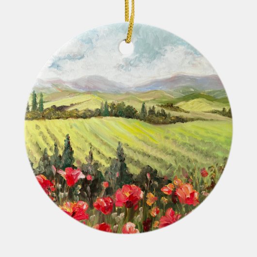 Pflücke in der Toskana Landschaftliches Ornament (Vorne)