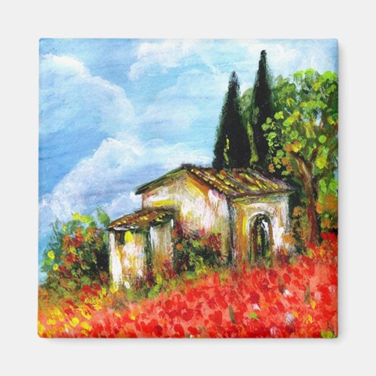 Pflücke in der Toskana Magnet (Vorne)