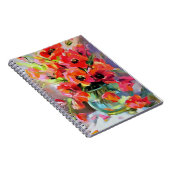 Pflücke in einer Glasvase Notizblock (Rechte Seite)