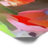 Pflücke in einer Glasvase Poster (Ecke)