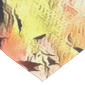 Pflücke in einer Glasvase Schwarzer Kontur Kunst Tischdecke (Schrägansicht)