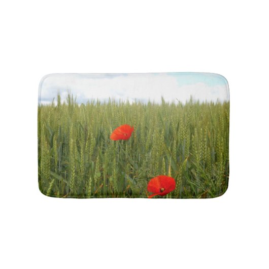 Pflücke in einer Wheat Field Bath Mat Badematte (Vorderseite)
