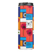 Pflücke in farbigen Boxen Thermalwäscher Thermosbecher (Rückseite)