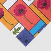 Pflücke in farbigen Schachteln Seidenpapier (Ausschnitt)