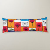 Pflücke in farbigen Schachteln Seitenschläferkissen (Rückseite)