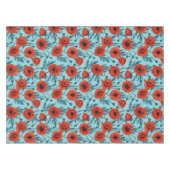 Pflücke, rot und blau am Pool blau Tischdecke (Vorderseite (Horizontal))