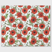 Pflücke, rot und grün auf weiß geschenkpapier (Flach)