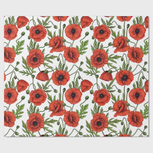 Pflücke, rot und grün auf weiß geschenkpapier (Flach)