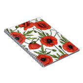 Pflücke, rot und grün auf weiß notizblock (Rechte Seite)