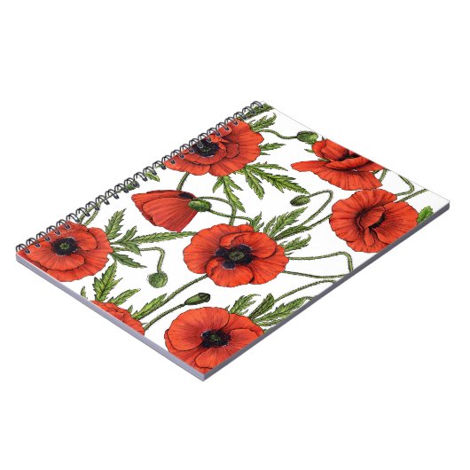 Pflücke, rot und grün auf weiß notizblock (Linke Seite)