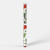 Pflücke, rot und grün auf weiß samsung galaxy hülle (Rechte Seite)