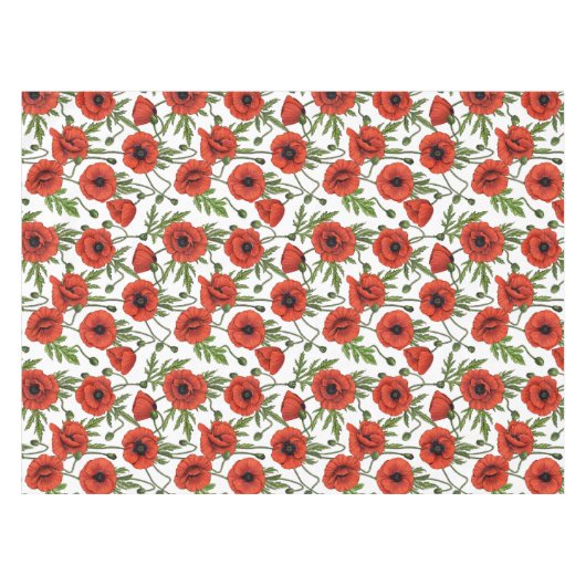 Pflücke, rot und grün auf weiß tischdecke (Vorderseite (Horizontal))