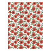 Pflücke, rot und grün auf weiß tischdecke (Vorderseite)