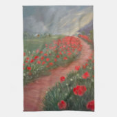 Pflücke vor dem Sturm Geschirrtuch (Vertikal)