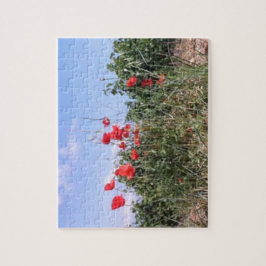 Pflücke, Weinreben und blauer Himmel Puzzle (Vertikal)