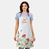 Pflücke, Wildblumen und Schmetterlinge Schürze (Getragen)