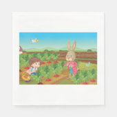 Pflücken Veggies Papier Napkins Serviette (Vorderseite)