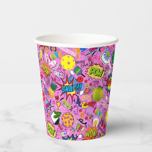 😍 Pflückenrosa Pappbecher (Rechts)