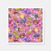 😍 Pflückenrosa Serviette (Vorderseite)