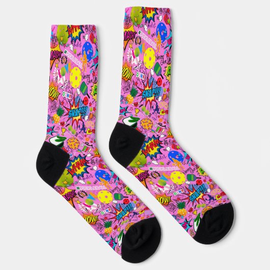 😍 Pflückenrosa Socken (Rechts)