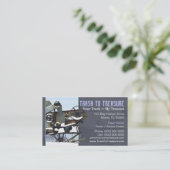 Pflücker-oder antiker Händler-Visitenkarte Visitenkarte (Stehend Vorderseite)