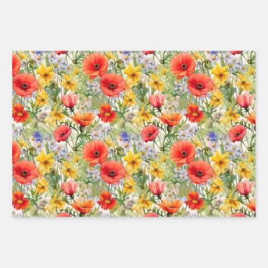 Pflückpapier Geschenkpapier Set (Vorderseite 2)