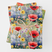 Pflückpapier Geschenkpapier Set (Beispiel)