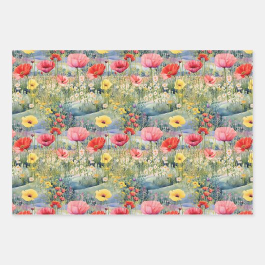 Pflückpapier Geschenkpapier Set (Vorderseite 3)