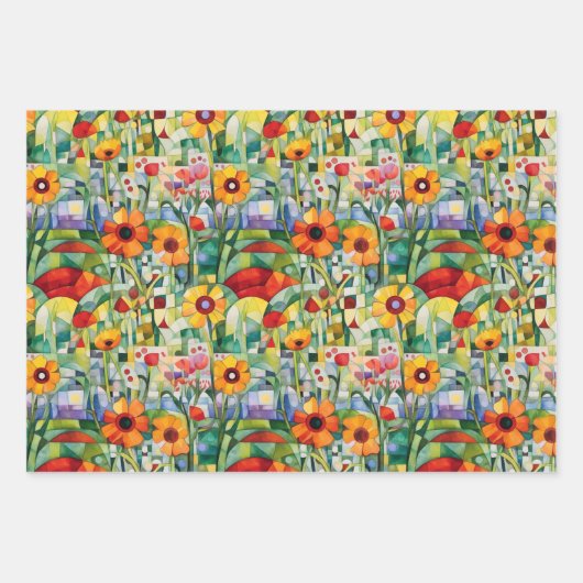 Pflückpapier Geschenkpapier Set (Vorderseite 2)