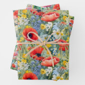 Pflückpapier Geschenkpapier Set (Beispiel)