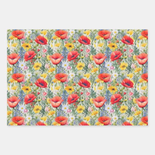 Pflückpapier Geschenkpapier Set (Vorderseite 3)