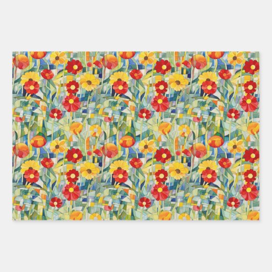 Pflückpapier Geschenkpapier Set (Vorderseite 2)