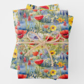 Pflückpapier Geschenkpapier Set (Beispiel)