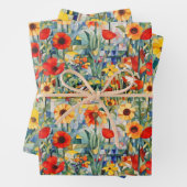 Pflückpapier Geschenkpapier Set (Beispiel)