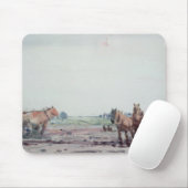 Pflug-Pferde Mousepad (Mit Mouse)