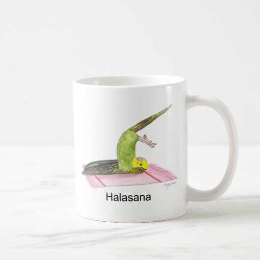 Pflug-Pose Parakeet Kaffeetasse (Rechts)