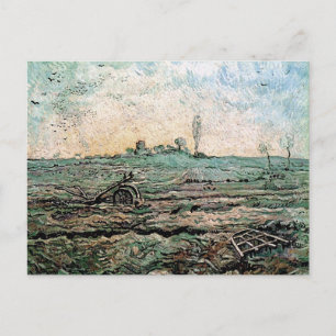 Pflug und Egge (Millet), Van Gogh Feine Kunst Postkarte