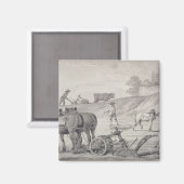 Pflügen der Felder Magnet (Vorderseite/Rückseite)