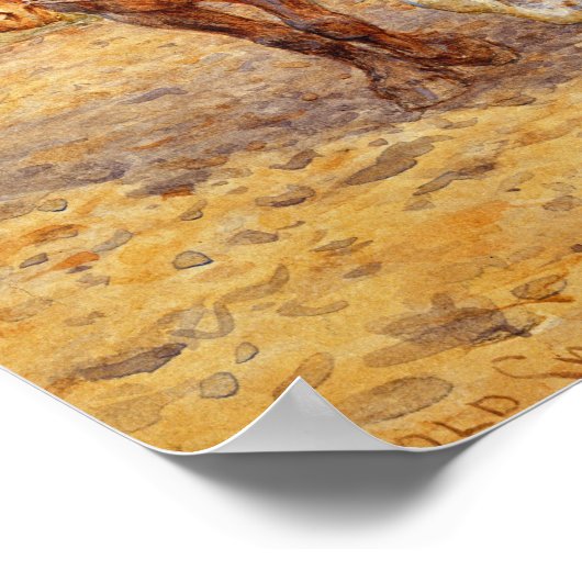 Pflügen Poster (Ecke)