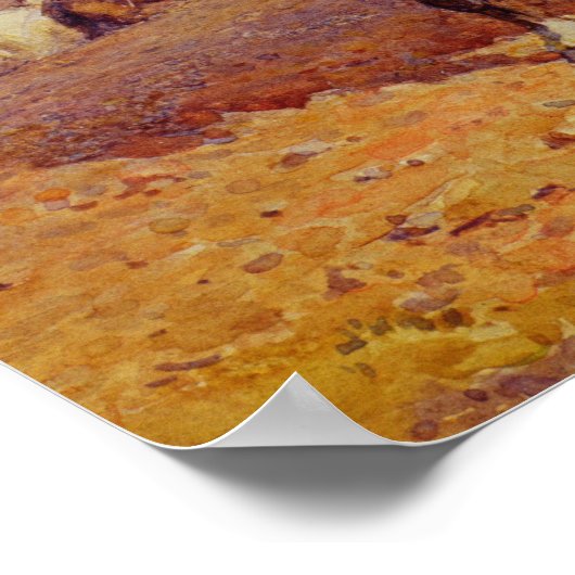 Pflügen Poster (Ecke)