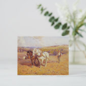 Pflügen Postkarte (Stehend Vorderseite)