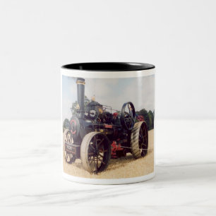 Pflügender (pflügender) Motor Zweifarbige Tasse