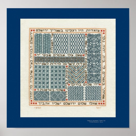 Pforten aus Jerusalem Poster (Vorne)