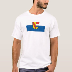 Pforzheim Flagge Stadt Deutschland Symbol Emblem L T-Shirt