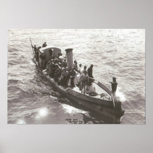 Pfosten-Boot HMS Triumph Poster